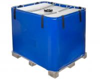 Греющий жакет НПГЕ 1800/t=90 (ЭЧЕ-1800/t=90), силик-ая стеклоткань, с капиллярным термостатом для еврокуба